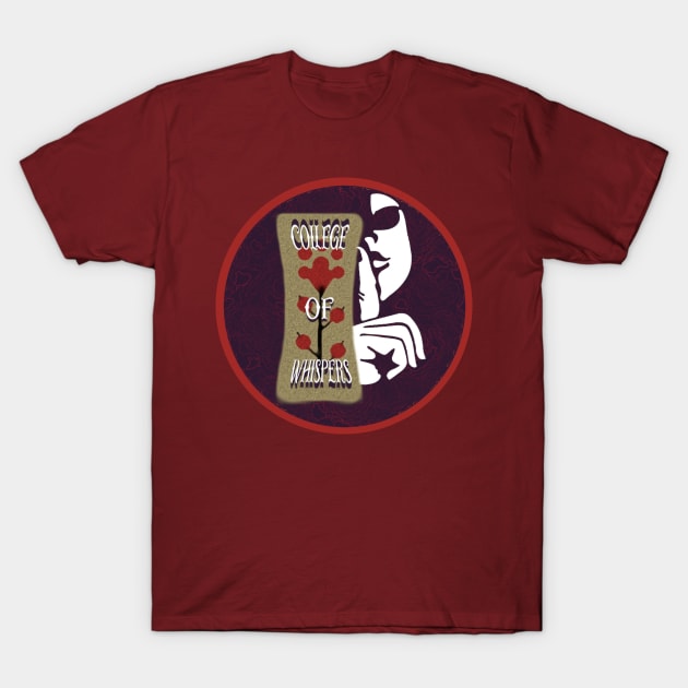 College of Whispers Logo T-Shirt by BardRockCafe